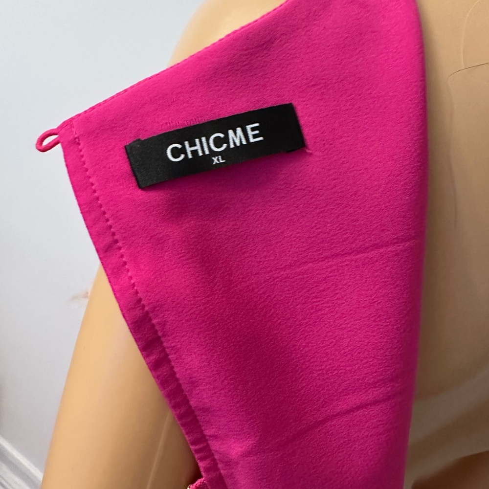 Chic Fuchsia Dress by ChicMe. Size XL - Picture 12 of 12